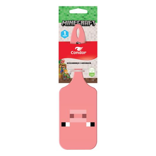Escova para Cabelo Infantil Raquete Minecraft Condor - Imagem em destaque