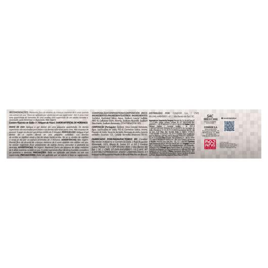 Gel Dental Infantil com Flúor Morango Minecraft Condor Kids 50g - Imagem em destaque
