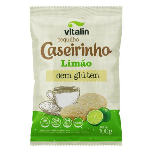 Biscoito Sequilho Caseirinho Limão sem Glúten Vitalin Pacote 100g - Imagem em destaque