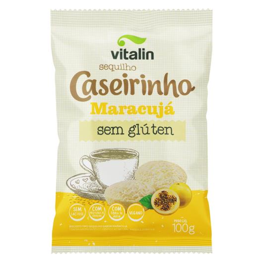 Biscoito Sequilho Caseirinho Maracujá sem Glúten Vitalin Pacote 100g - Imagem em destaque