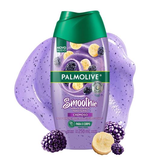 Sabonete Líquido Frutas Vermelhas, Banana e Iogurte Palmolive Smoothie Frasco 250ml - Imagem em destaque