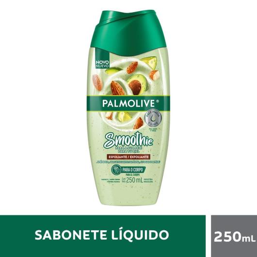 Sabonete Líquido Esfoliante Amêndoa, Abacate e Leite Palmolive Smoothie Frasco 250ml - Imagem em destaque
