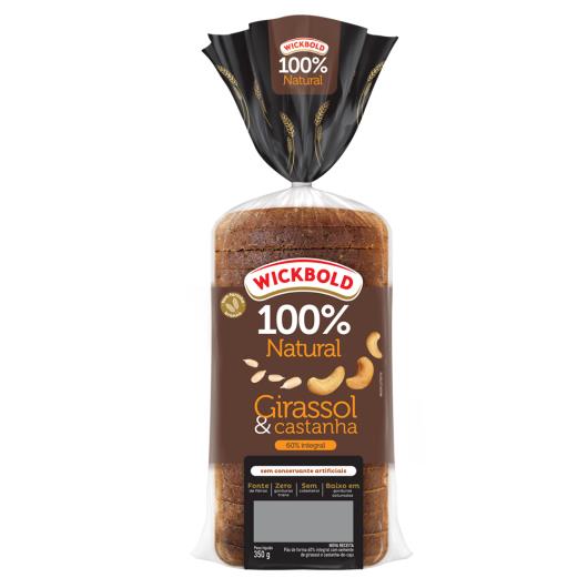 Pão de Forma 60% Integral Girassol & Castanha Wickbold 350g - Imagem em destaque