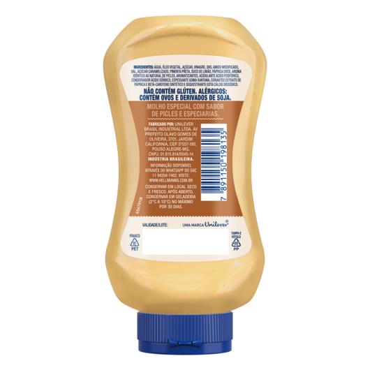 Molho American Burger Hellmann's Squeeze 230g - Imagem em destaque