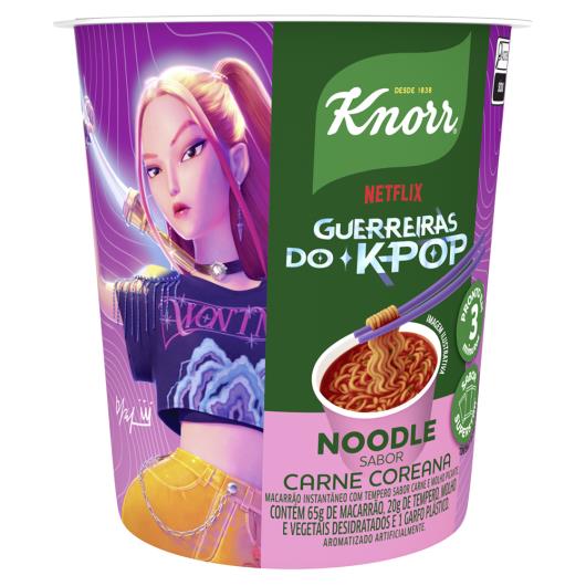 Macarrão Instantâneo Guerreiras do K-Pop Carne Knorr Copo 85g - Imagem em destaque