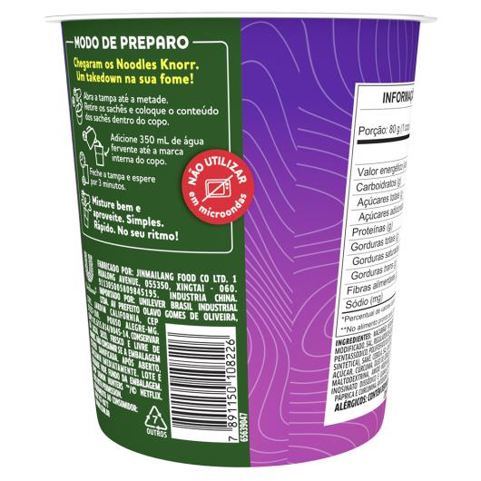 Macarrão Instantâneo Guerreiras do K-Pop Frango Knorr Copo 85g - Imagem em destaque