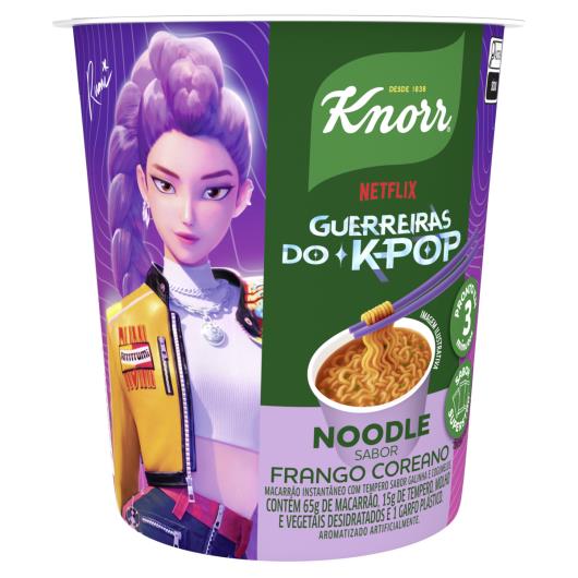 Macarrão Instantâneo Guerreiras do K-Pop Frango Knorr Copo 85g - Imagem em destaque