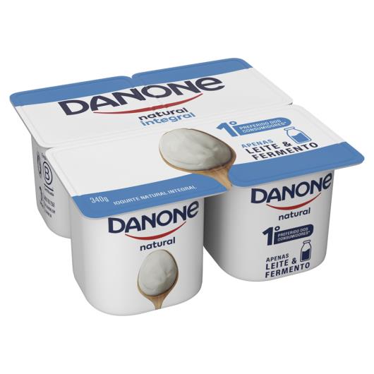 Iogurte Natural Integral Danone Bandeja 340g - Imagem em destaque