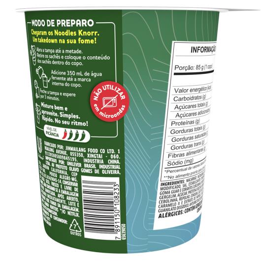 Macarrão Instantâneo Guerreiras do K-Pop Costela Suína Knorr Copo 85g - Imagem em destaque
