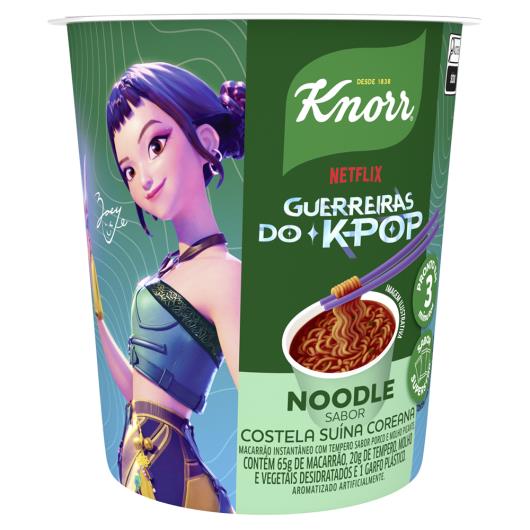 Macarrão Instantâneo Guerreiras do K-Pop Costela Suína Knorr Copo 85g - Imagem em destaque