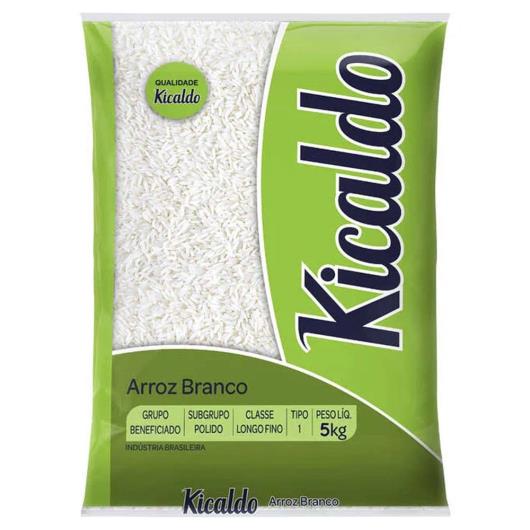 Arroz Branco Tipo 1 Kicaldo Pacote 5kg - Imagem em destaque
