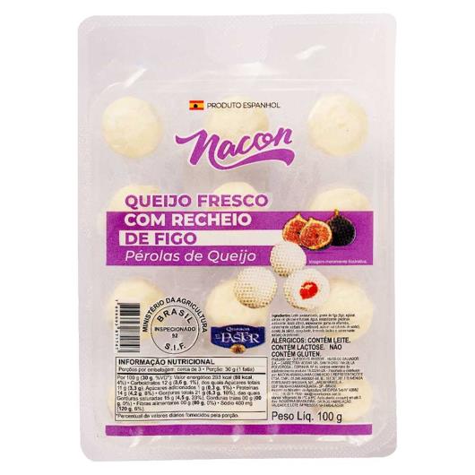 Queijo Fresco com Recheio de Figo Nacon 100g - Imagem em destaque