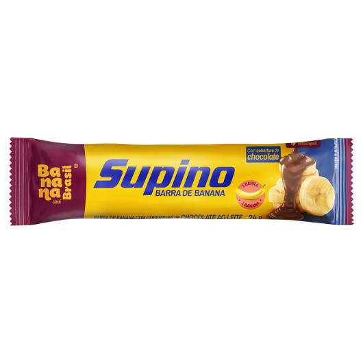 Barra de Frutas Banana Cobertura Chocolate Banana Brasil 24g - Imagem em destaque