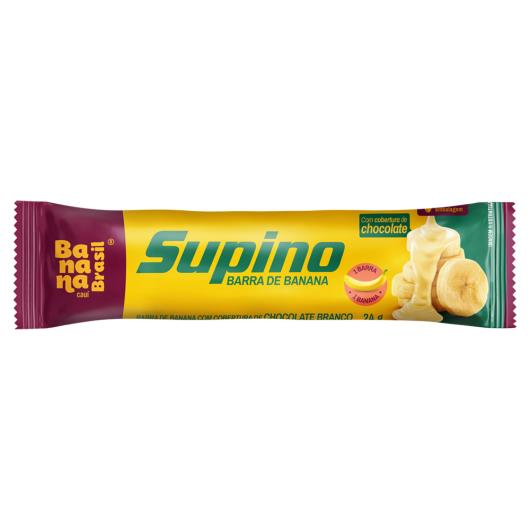 Barra de Frutas Banana Cobertura Chocolate Branco Banana Brasil 24g - Imagem em destaque