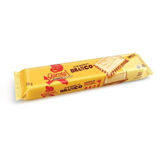 Biscoito Choco Biscuit Chocolate Branco Garoto 78g - Imagem em destaque
