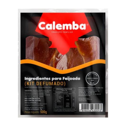 Ingredientes para Feijoada Defumados Calemba 500g - Imagem em destaque