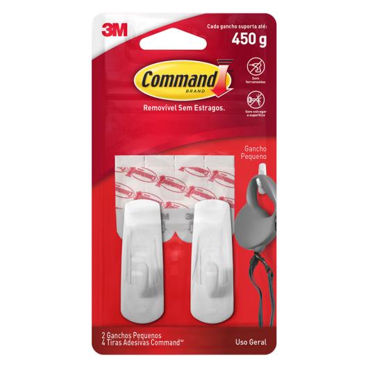 Gancho Adesivo Uso Geral 450g Command 2 Unidades - Imagem em destaque