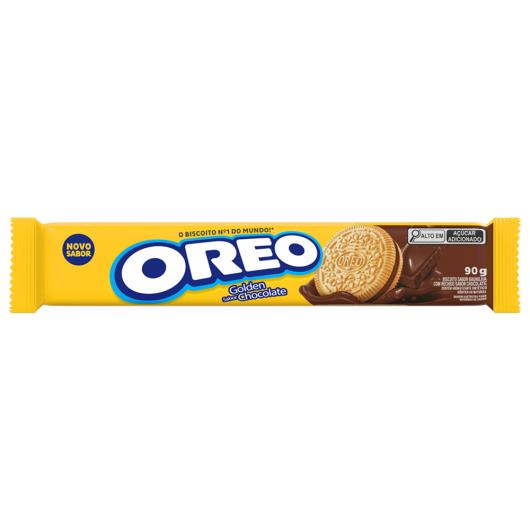 Biscoito Baunilha Recheio Chocolate Oreo Golden 90g - Imagem em destaque