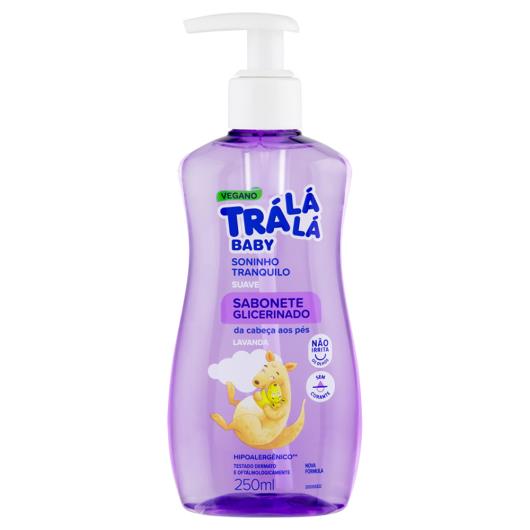 Sabonete Líquido da Cabeça aos Pés Soninho Tranquilo Lavanda Trá Lá Lá Baby Pump 250ml - Imagem em destaque