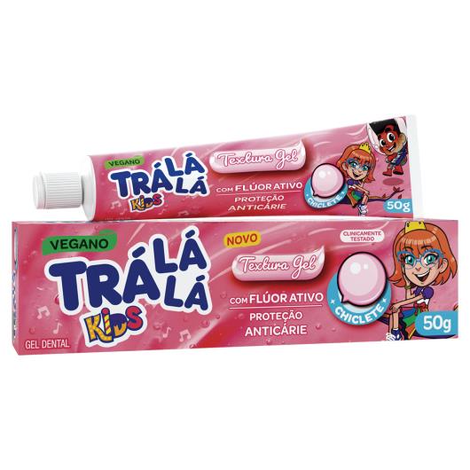 Gel Dental com Flúor Chiclete Trá Lá Lá Kids 50g - Imagem em destaque