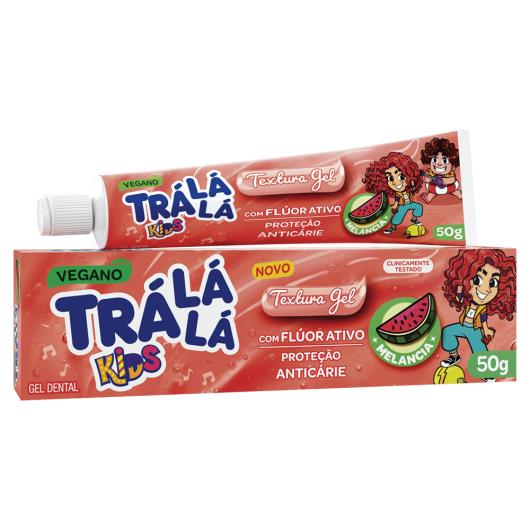 Gel Dental com Flúor Melancia Trá Lá Lá 50g - Imagem em destaque