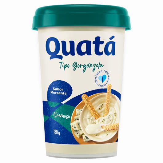 Creme de Queijo Gorgonzola Quatá Copo 180g - Imagem em destaque