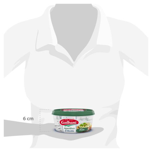Creme de Ricota Pesto Galbani Pote 180g - Imagem em destaque