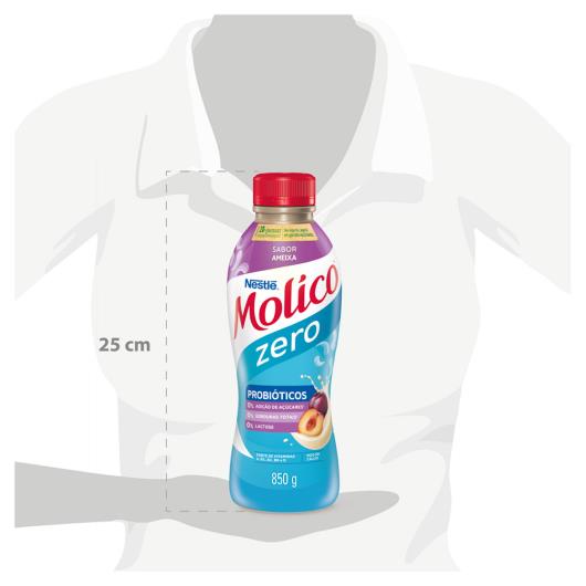 Iogurte Desnatado Zero Lactose Ameixa Molico Garrafa 850g - Imagem em destaque