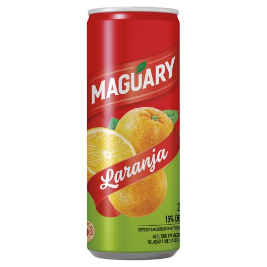 Refresco Adoçado Maguary Laranja Lata 250ml - Imagem em destaque