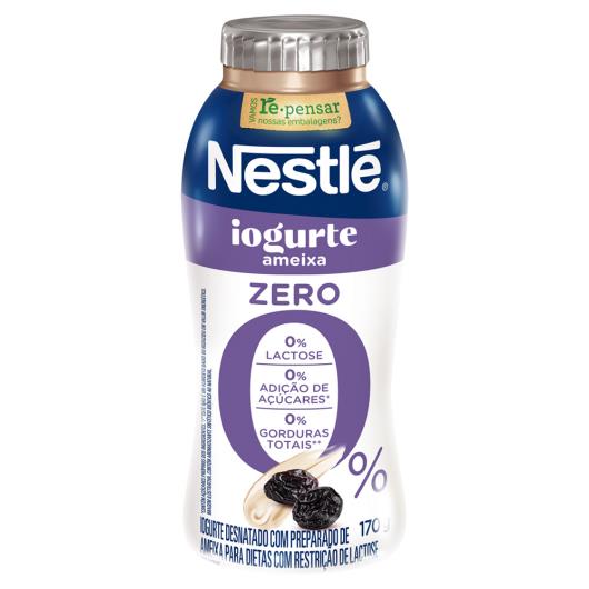 Iogurte Desnatado Zero Lactose Ameixa Nestlé Frasco 170g - Imagem em destaque