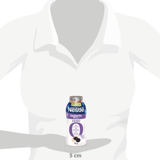 Iogurte Desnatado Zero Lactose Ameixa Nestlé Frasco 170g - Imagem em destaque