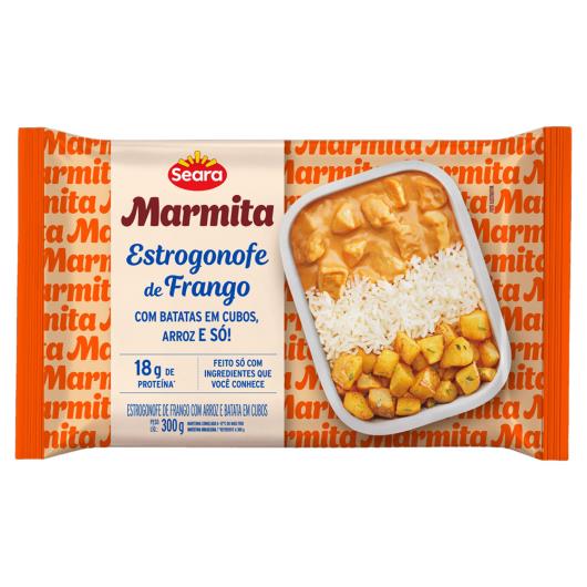 Marmita Estrogonofe de Frango com Arroz e Batata em Cubos Seara Congelada 300g - Imagem em destaque