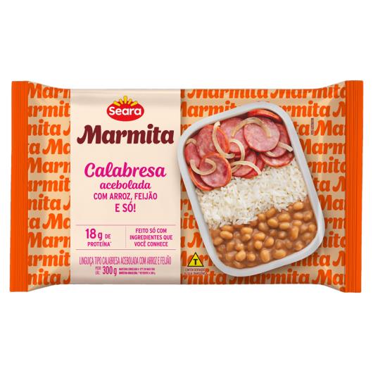 Marmita Calabresa Acebolada com Arroz e Feijão Seara Congelada 300g - Imagem em destaque