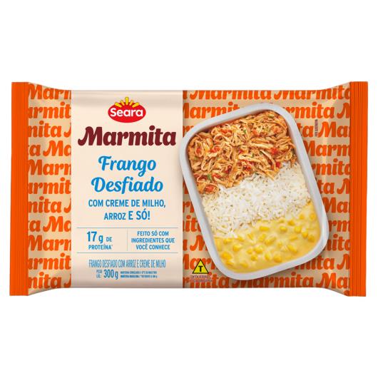 Marmita Frango Desfiado com Creme de Milho e Arroz Seara Congelada 300g - Imagem em destaque