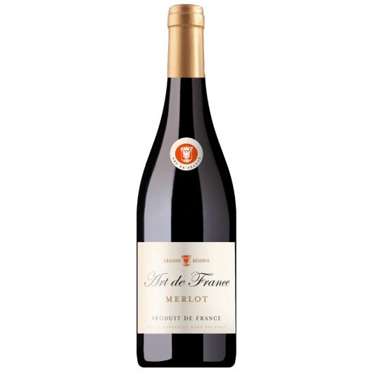 Vinho Francês Merlot Art de France 750ml - Imagem em destaque