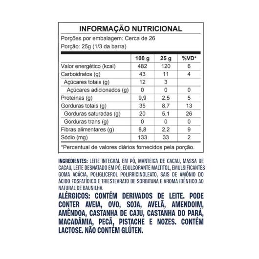 Chocolate ao Leite Zero Adição de Açúcares Goldko 80g - Imagem em destaque