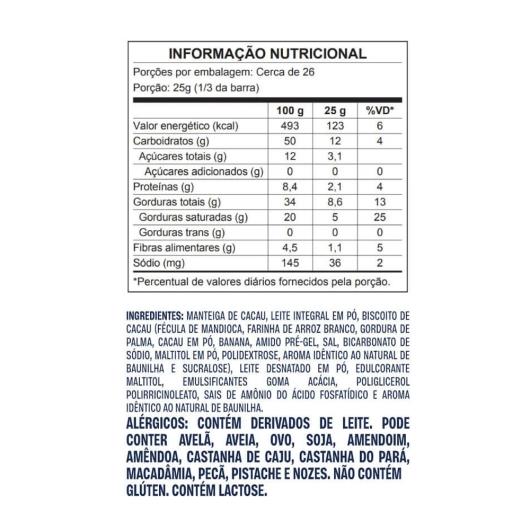 Chocolate Branco com Cookies Zero Adição de Açúcares Goldko 80g - Imagem em destaque