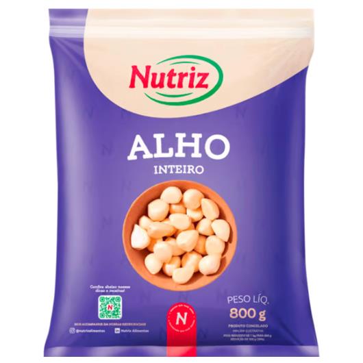 Alho Nutriz Inteiro Congelado 800g - Imagem em destaque