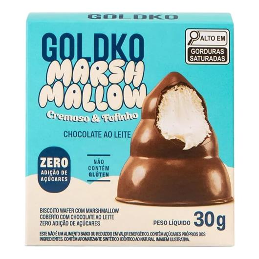 Marshmallow 70% Cacau Zero Adição de Açúcares Goldko 30g - Imagem em destaque