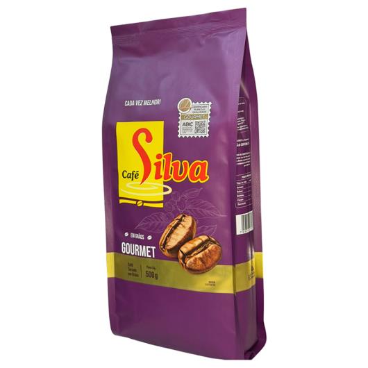 Café Torrado em Grãos Silva Gourmet Pacote 500g - Imagem em destaque