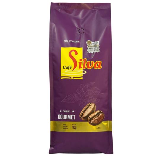 Café Torrado em Grãos Silva Gourmet Pacote 1kg - Imagem em destaque