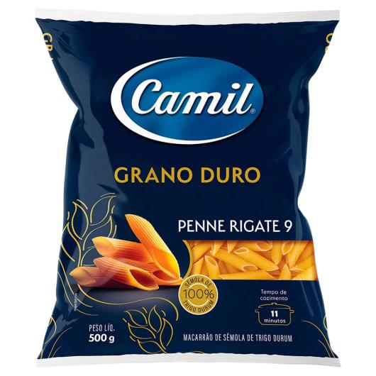 Macarrão Camil Grano Duro Penne Rigate n°9 500g - Imagem em destaque