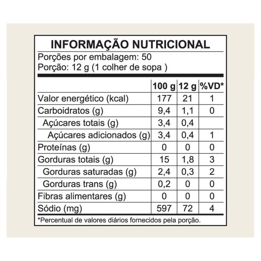 Maionese Light Hellmann's Pote Leve 600g Pague 500g - Imagem em destaque