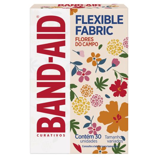 Curativo Band-Aid Flores do Campo Flexible Fabric Caixa 30 Unidades - Imagem em destaque