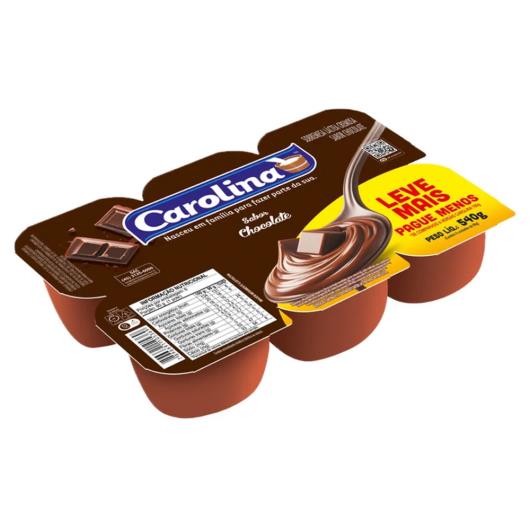 Sobremesa Láctea Carolina Chocolate Leve Mais Pague Menos 540g - Imagem em destaque
