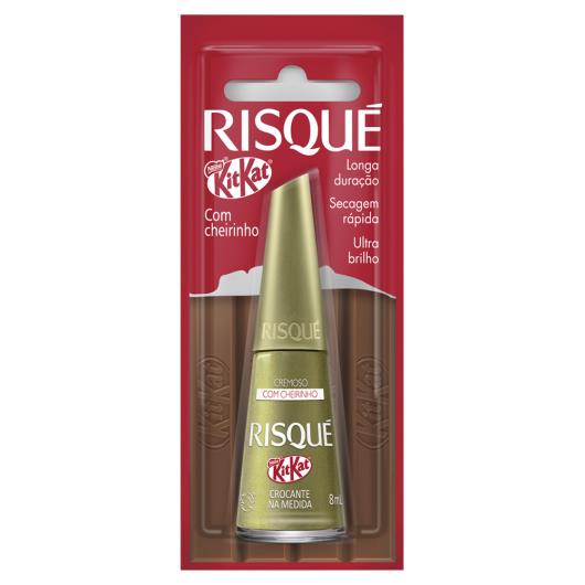 Esmalte Risqué Cremoso Crocante na Medida Kitkat Blister 8ml - Imagem em destaque