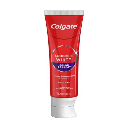 Creme Dental Colgate Luminous White Fresh Mint Color Correct Caixa 99g - Imagem em destaque