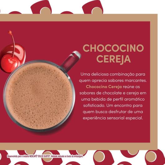 Chococcino Cápsula Dolce Gusto Cereja 175g - Imagem em destaque