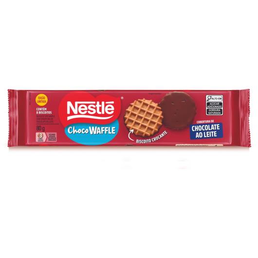 Biscoito Nestlé Choco Waffle Pacote 80g - Imagem em destaque