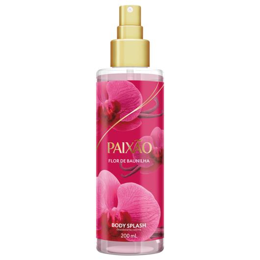 Body Splash Paixão Flor de Baunilha Frasco 200ml Spray - Imagem em destaque
